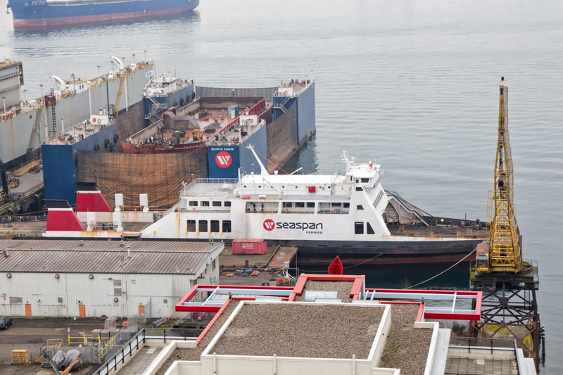 Carrier Princess at Versatile Pacific Shipyards